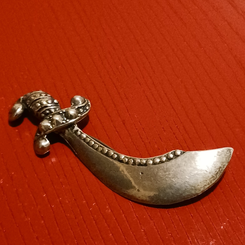Vintage Danger Brooch